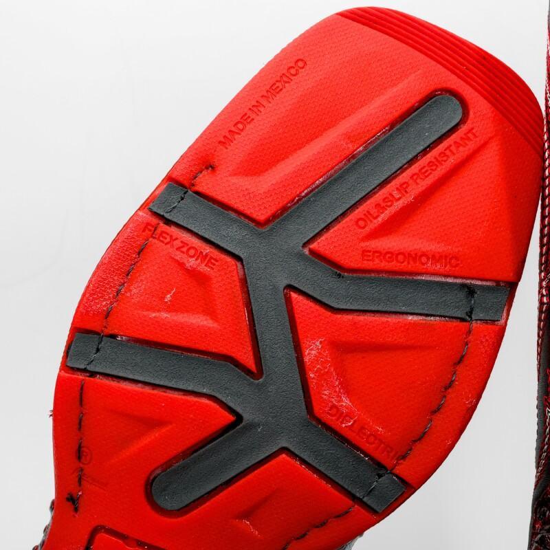 Black Cherry Ostrich Leather Boots