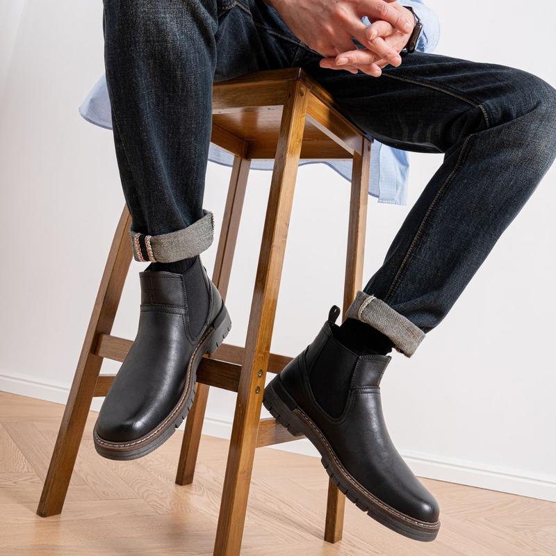 Chelsea Casual Slip On Ankle Waterproof Mens Boots