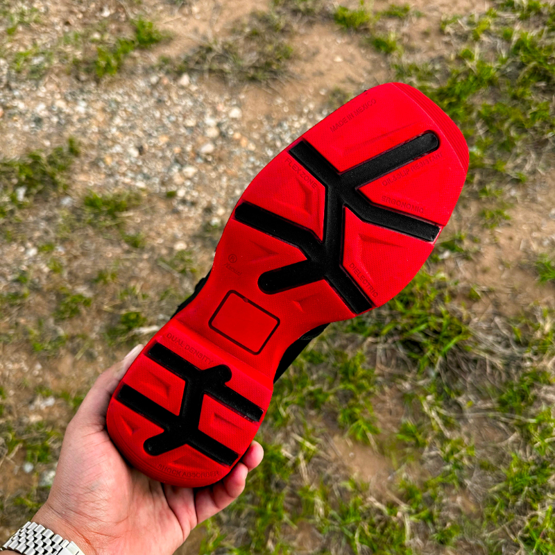 Onyx Cherry Python Leather Boots - Square Toe