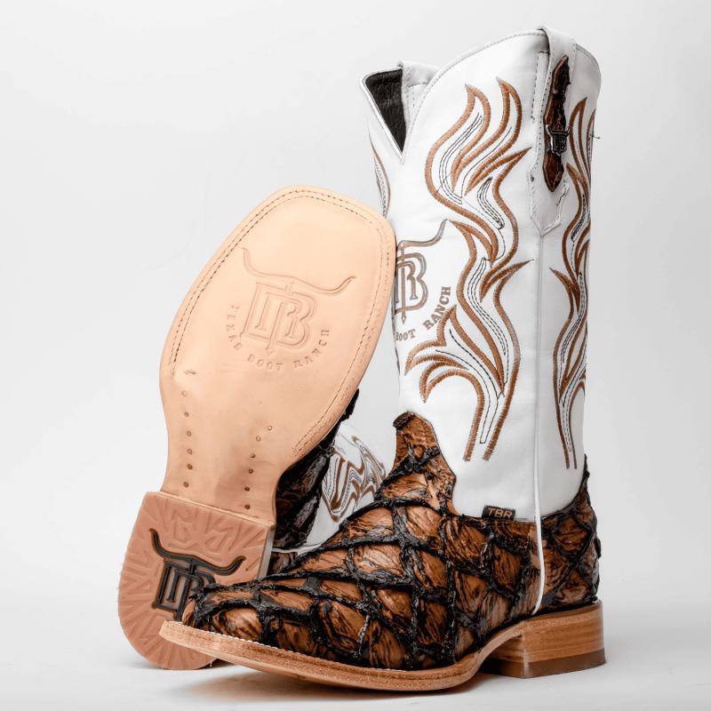 Honey Cognac Jumbo Pirarucu Boots