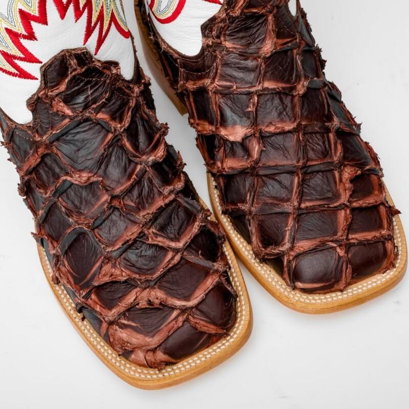 Rustic Brown Pirarucu Boots