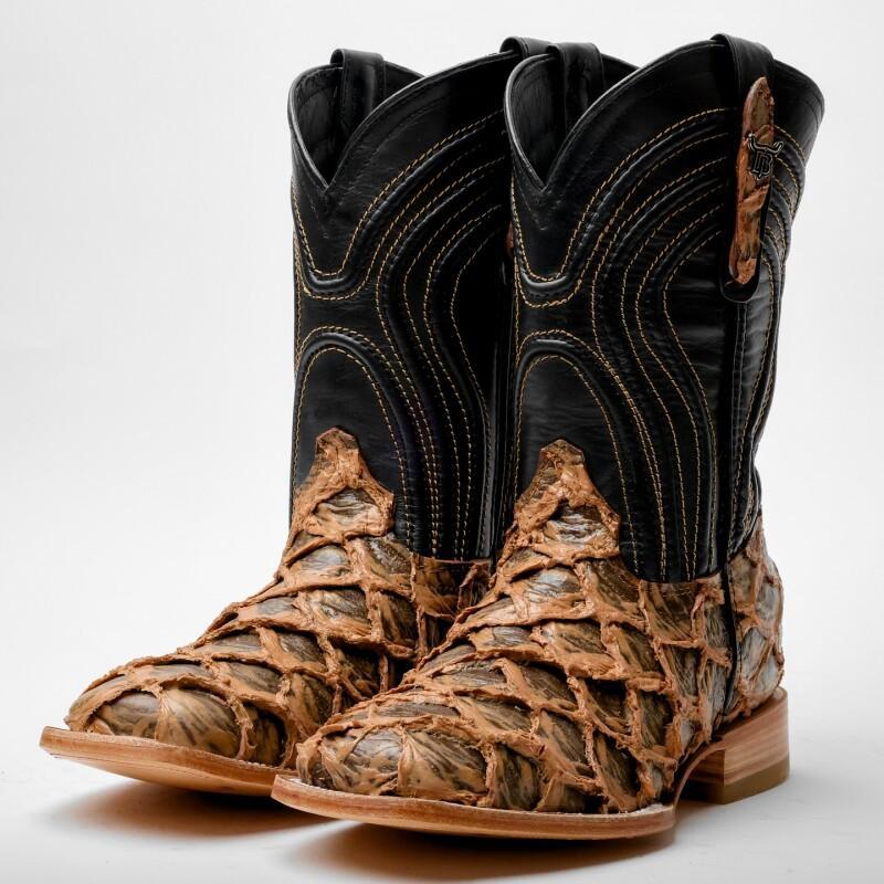 Light Brown Rustic Jumbo Pirarucu Boots