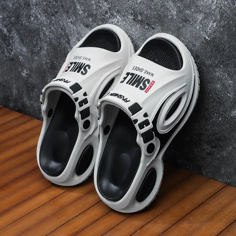 Men's Sports Sandals Summer Wear Thick Sole Soft Non-Slip Durable Outdoor Waterproof Beach Shoes