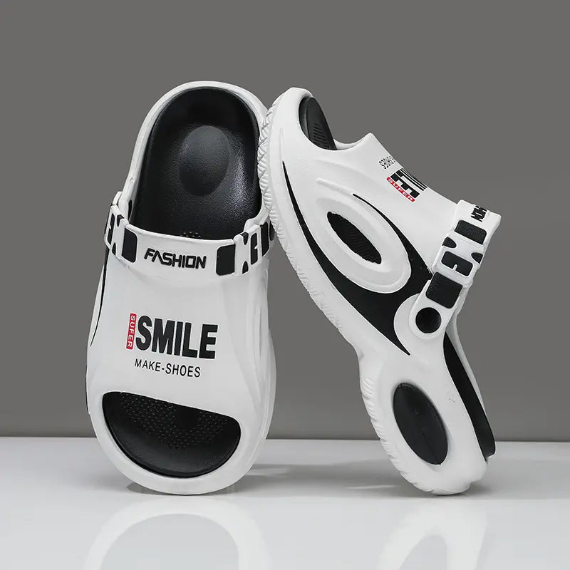 Men's Sports Sandals Summer Wear Thick Sole Soft Non-Slip Durable Outdoor Waterproof Beach Shoes