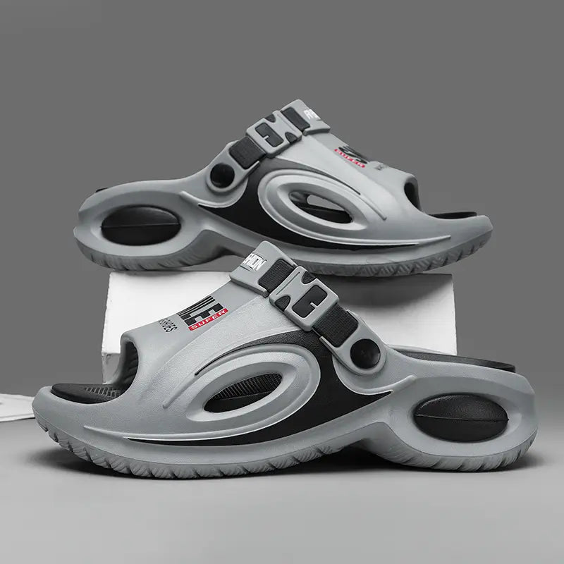 Men's Sports Sandals Summer Wear Thick Sole Soft Non-Slip Durable Outdoor Waterproof Beach Shoes