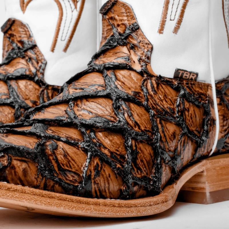 Honey Cognac Jumbo Pirarucu Boots