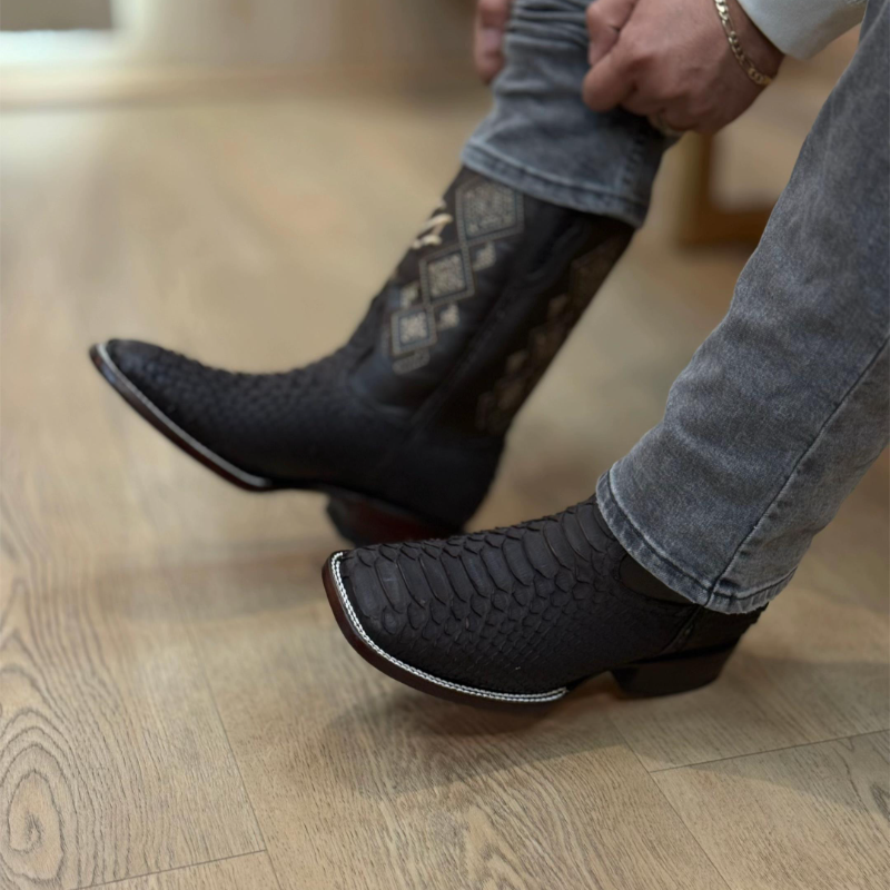 Genuine Leather Cowboy Boots