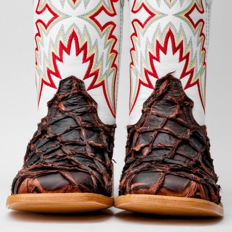 Rustic Brown Pirarucu Boots