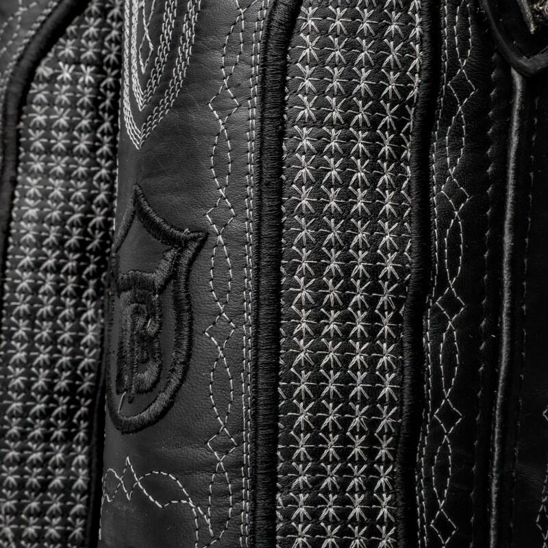 Natural Python Leather Boots - Square Toe