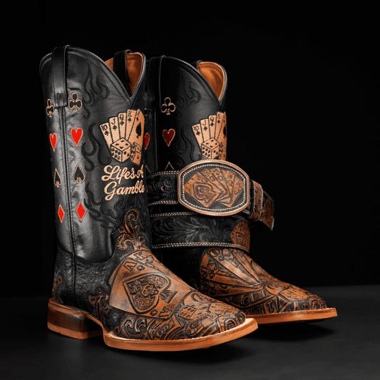 Desperado Gambler Men's Boots - Square Toe