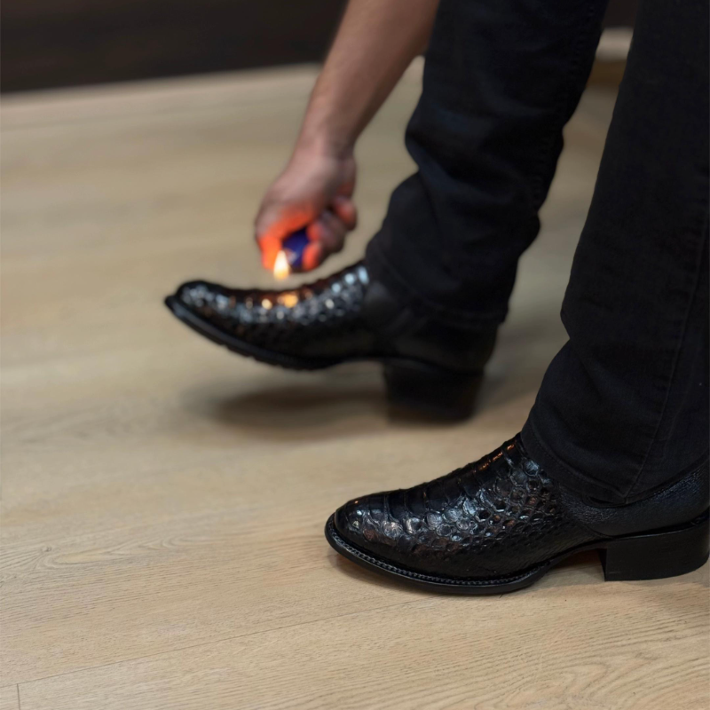 Lucchese Python Western Boots