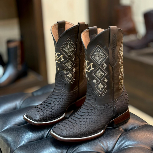 Genuine Leather Cowboy Boots