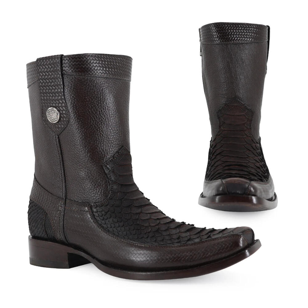 Dylan Orion Python Tobacco Boot