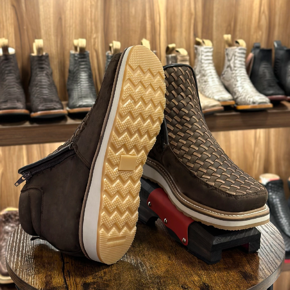 Hand-Woven Cowboy Boots