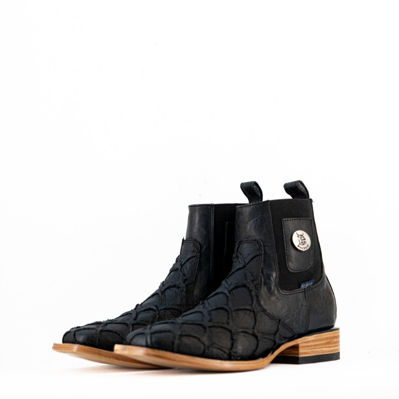 Clon Pirarusu Matte Square Toe Ankle Boot