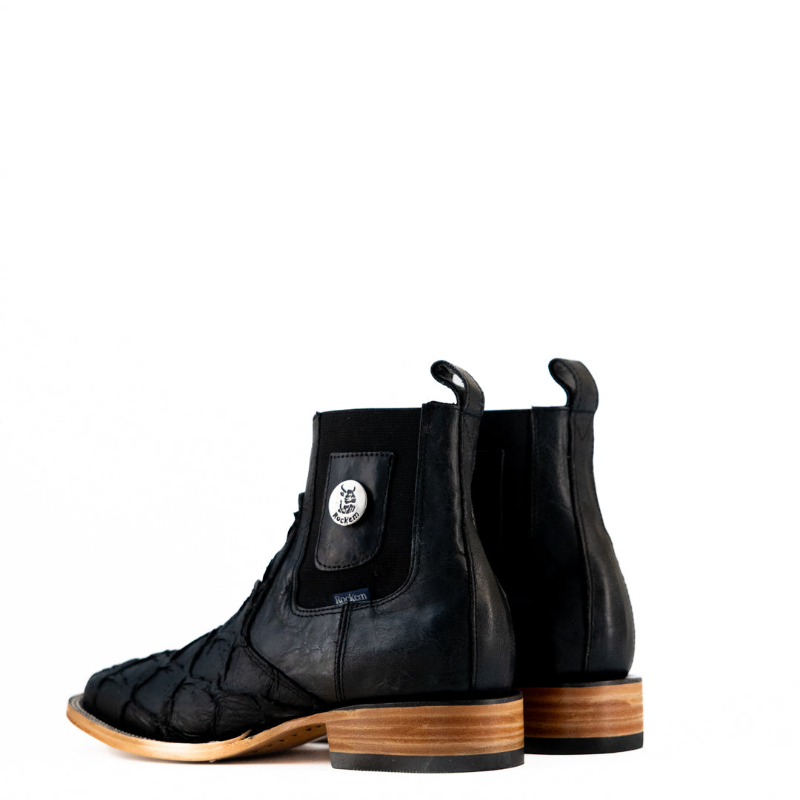 Clon Pirarusu Matte Square Toe Ankle Boot