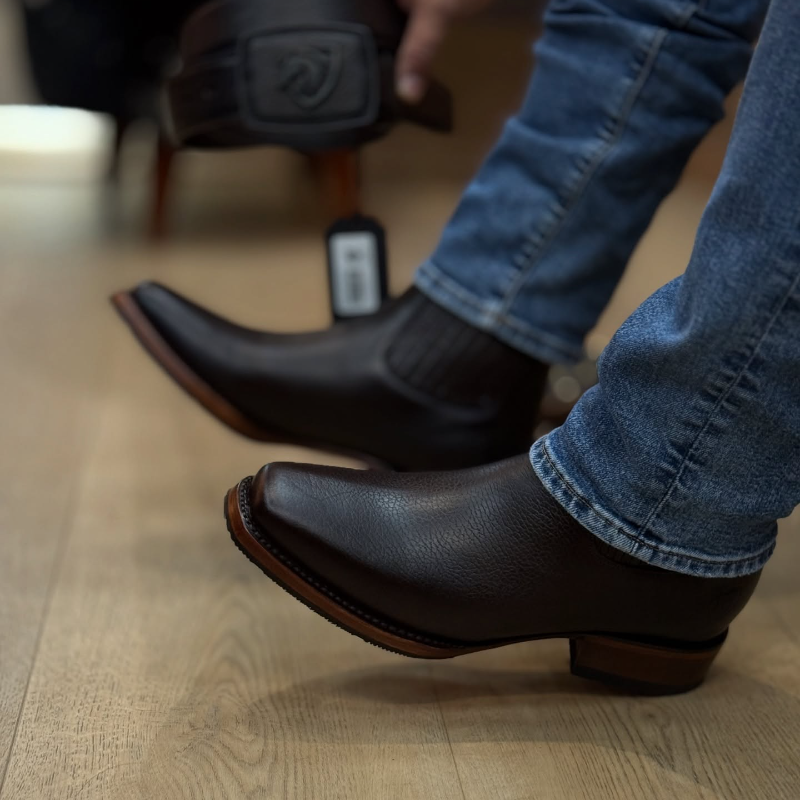 Nebraska Coffee Leather Boots