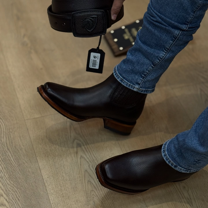 Nebraska Coffee Leather Boots