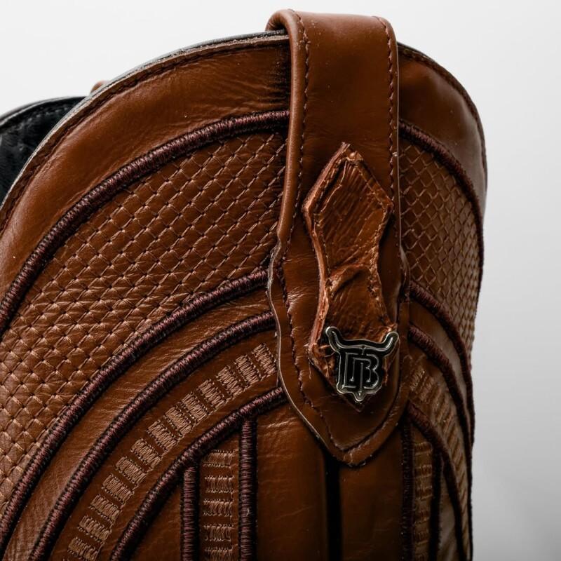 Matte Tan Jumbo Python Boots