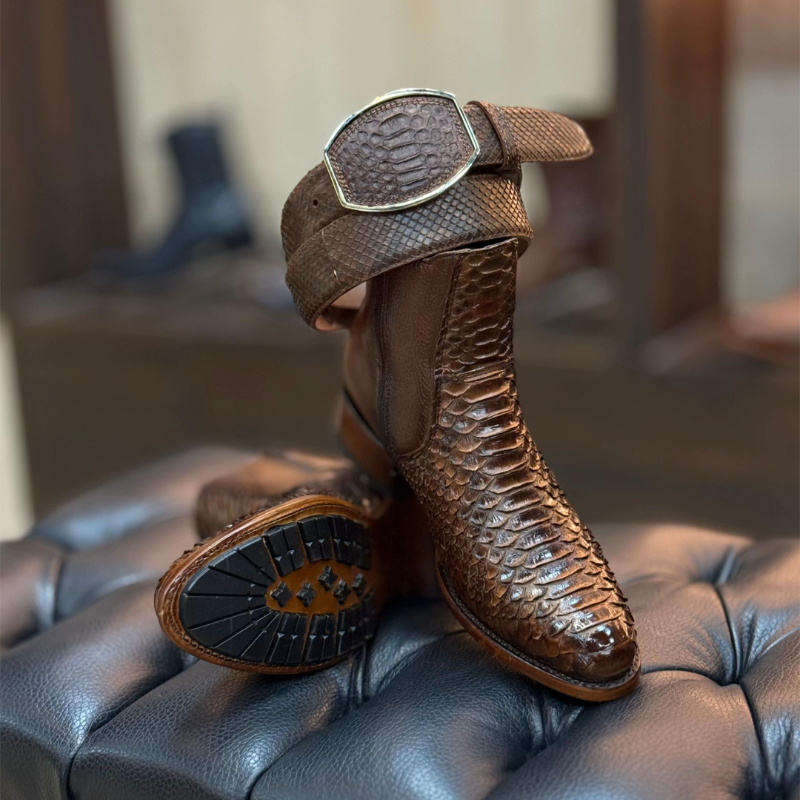 Cinnamon Python Boots