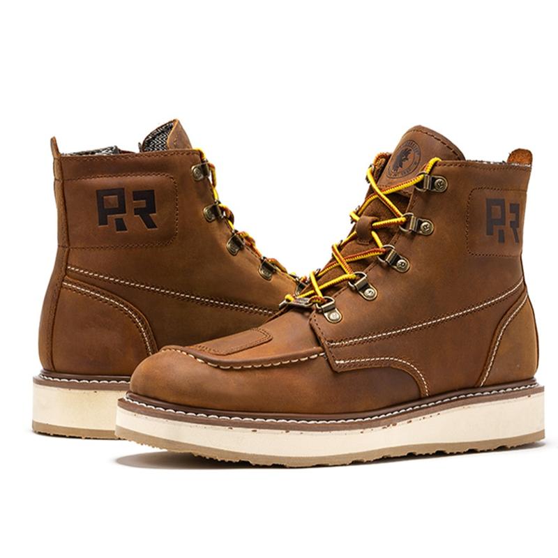 Magnolia Sided Zip Soft Toe Wedge Work Boots