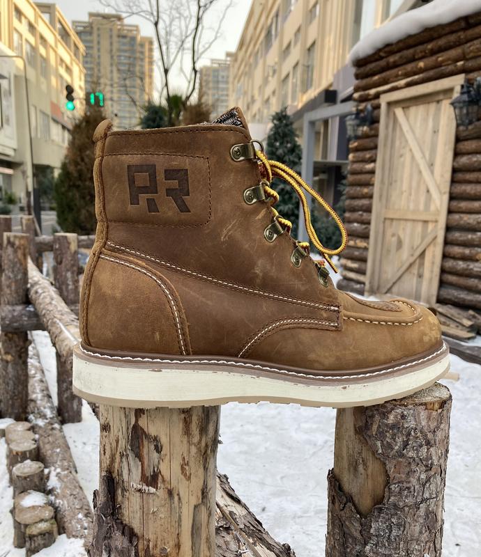 Magnolia Sided Zip Soft Toe Wedge Work Boots