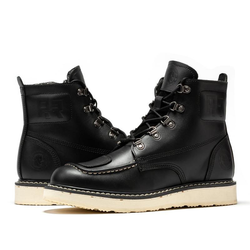 Magnolia Sided Zip Soft Toe Wedge Work Boots