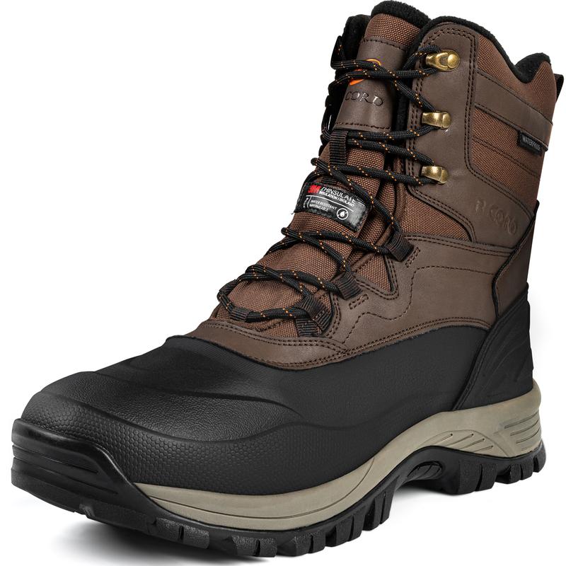 Men's Snow Boots Waterproof Insulated Mountaineering Shoes