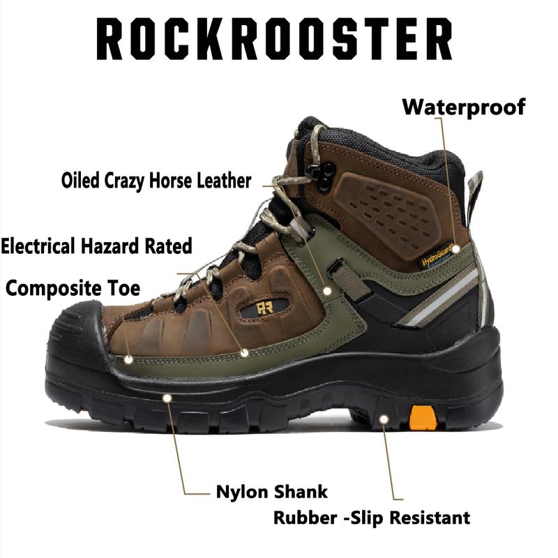Waterproof Composite Toe Work Boots