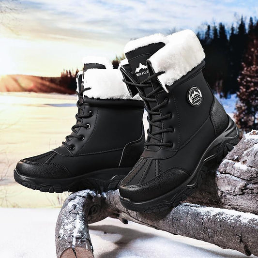 Men's Winter Internal Fleece Lined Snow Boots
