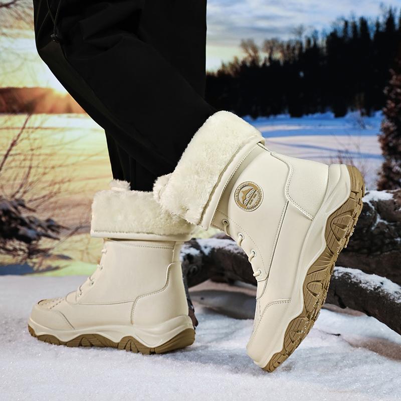 Men's Winter Internal Fleece Lined Snow Boots