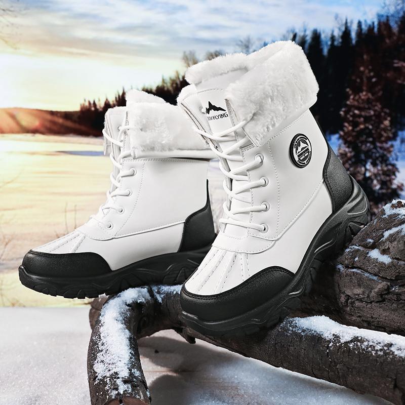 Men's Winter Internal Fleece Lined Snow Boots