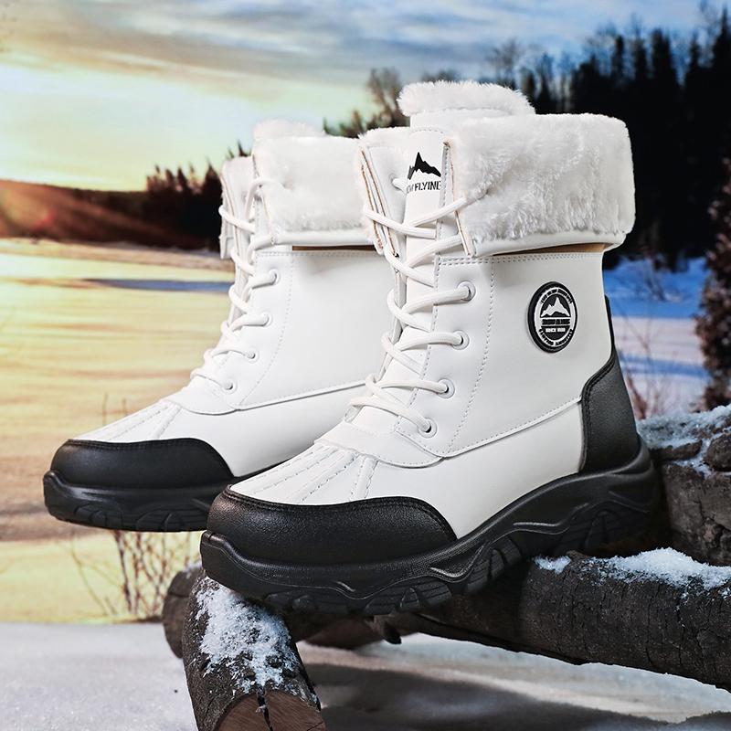 Men's Winter Internal Fleece Lined Snow Boots