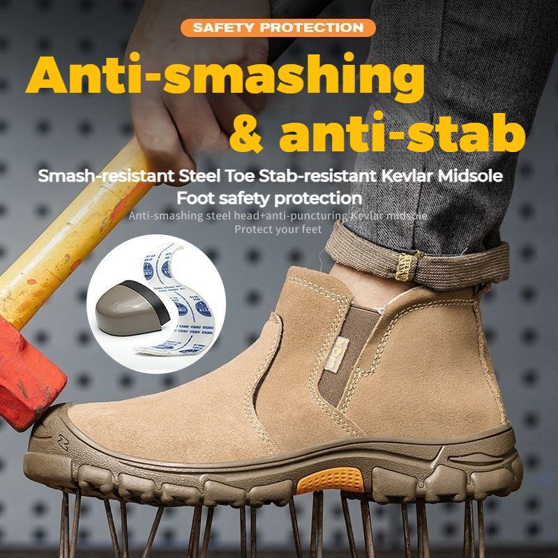 Breathable Durable Welding Safety Work Training Shoes