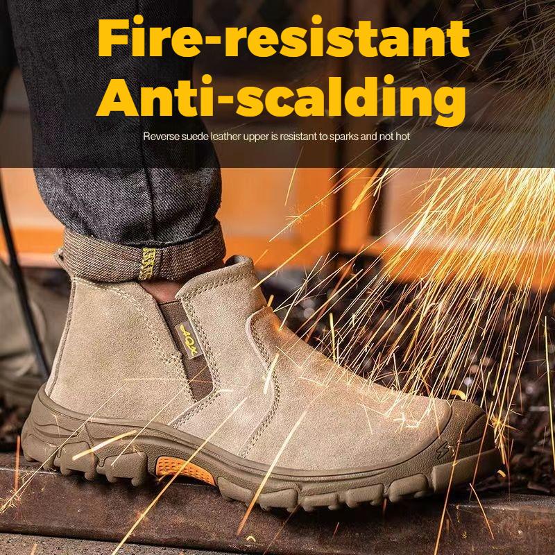Breathable Durable Welding Safety Work Training Shoes