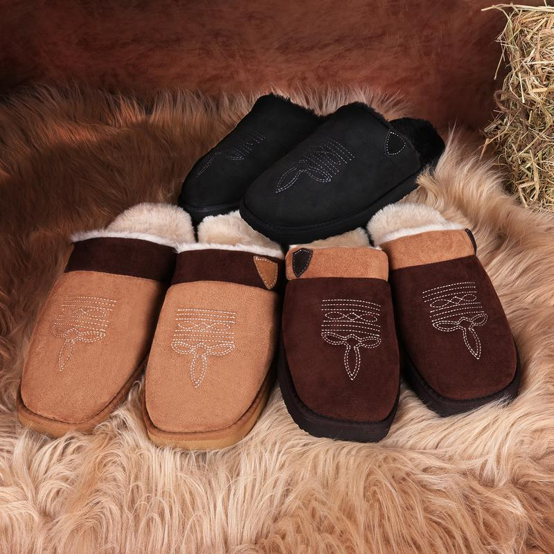 Cowboy Boot Slippers For Mens
