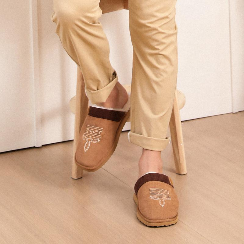 Cowboy Boot Slippers For Mens
