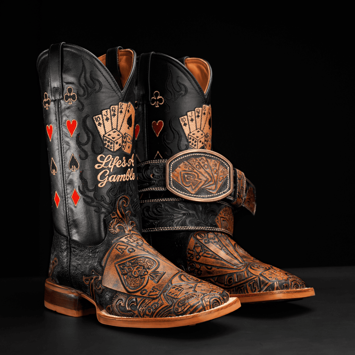 Desperado Gambler Men's Boots - Square Toe