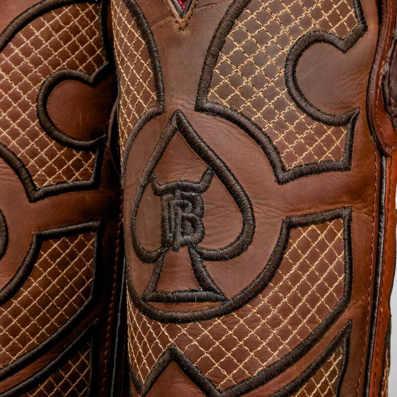 Matte Chocolate Brown Piraroucu Leather Boots