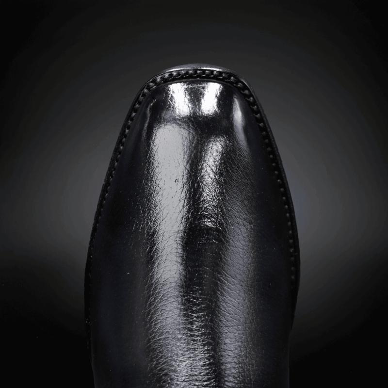 Black Cowboy Ankle Boot