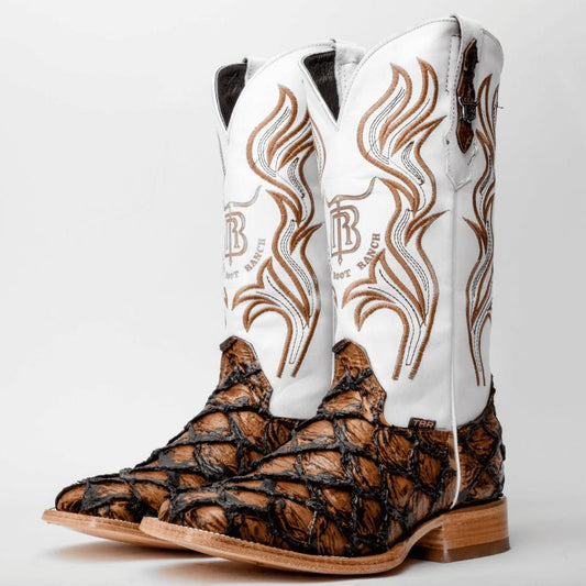Honey Cognac Jumbo Pirarucu Boots