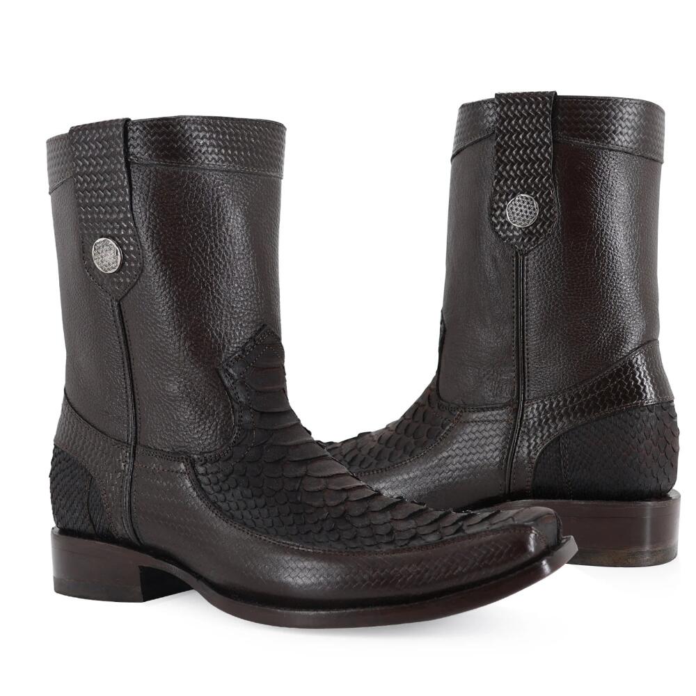 Dylan Orion Python Tobacco Boot