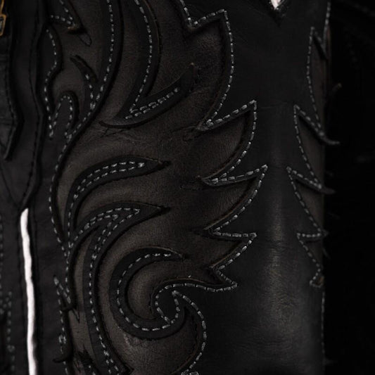 Authentic Gray Pirarucu Skin Boots