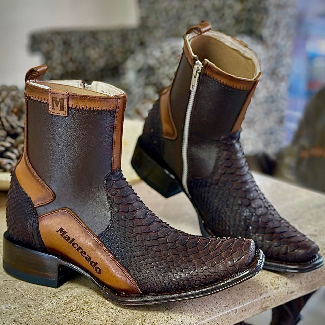 Python Ranch Cowboy Boots