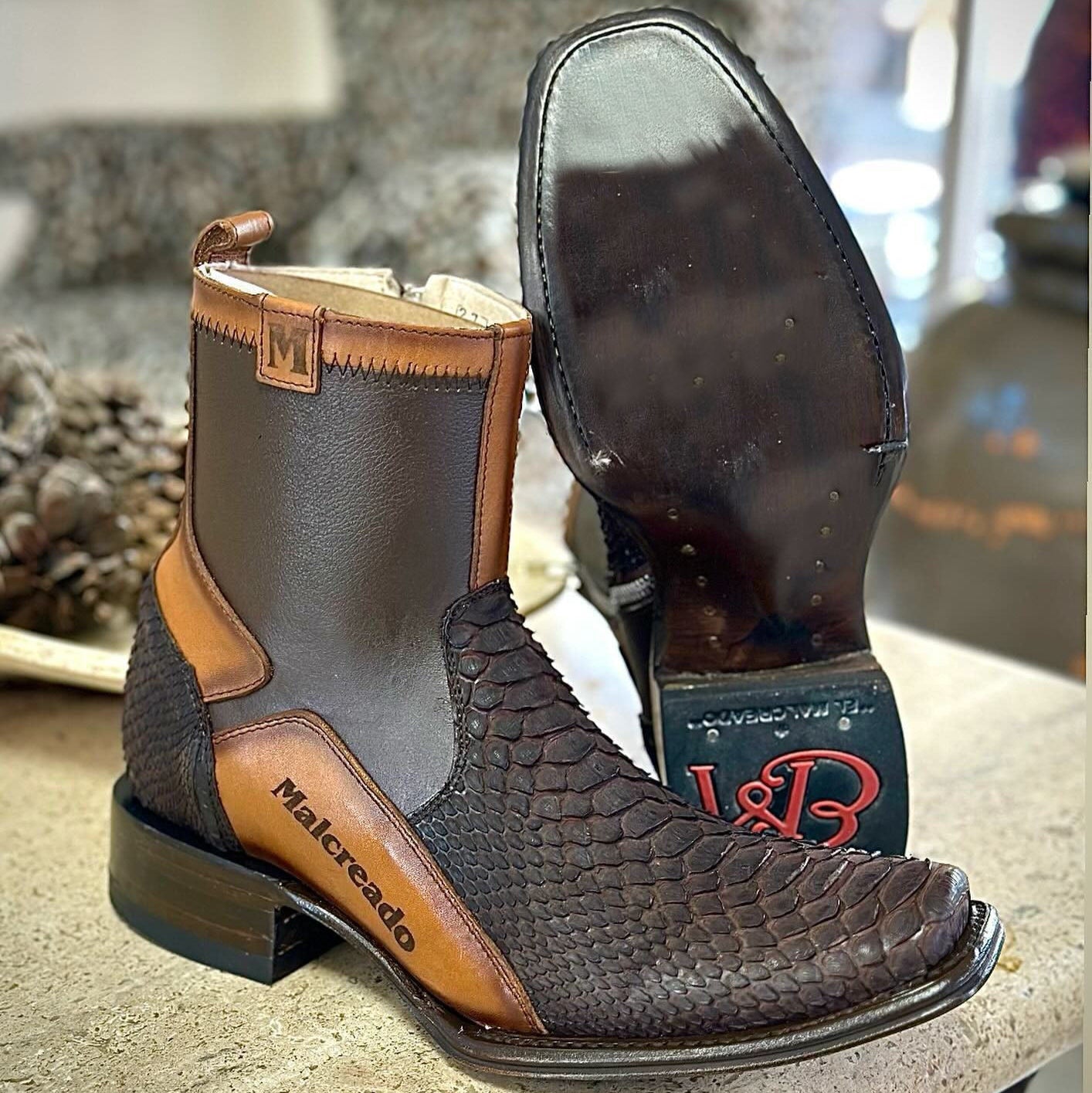 Python Ranch Cowboy Boots