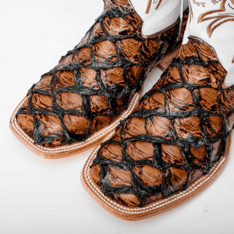 Honey Cognac Jumbo Pirarucu Boots